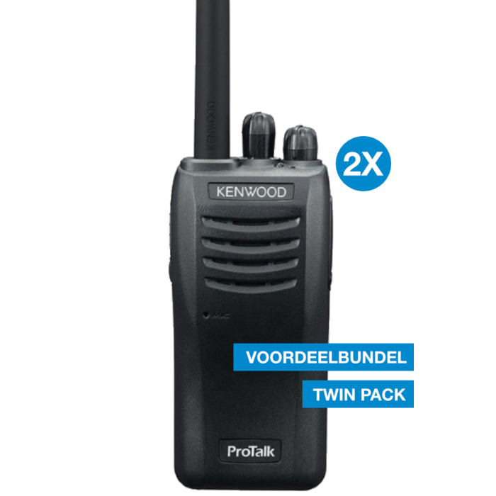 Kenwood TK-3501 Twin Pack vergunningsvrije portofoonset main product photo