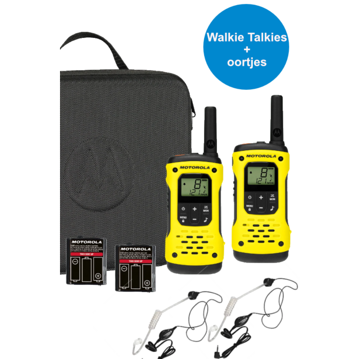 Motorola Talkabout T92 H2o met surveillance oortjes main product photo
