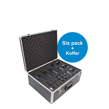 Kenwood TK-3701D vergunningsvrije portofoon Six Pack met Koffer